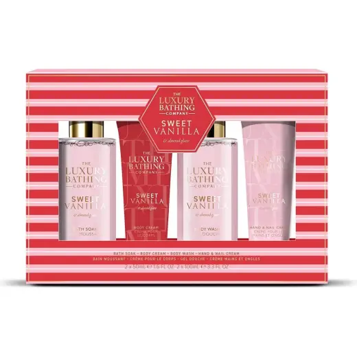 Grace Cole, Set Regalo Bellezza, Set Bagno Vaniglia E Mandorla (Set per La Cura Del Corpo)