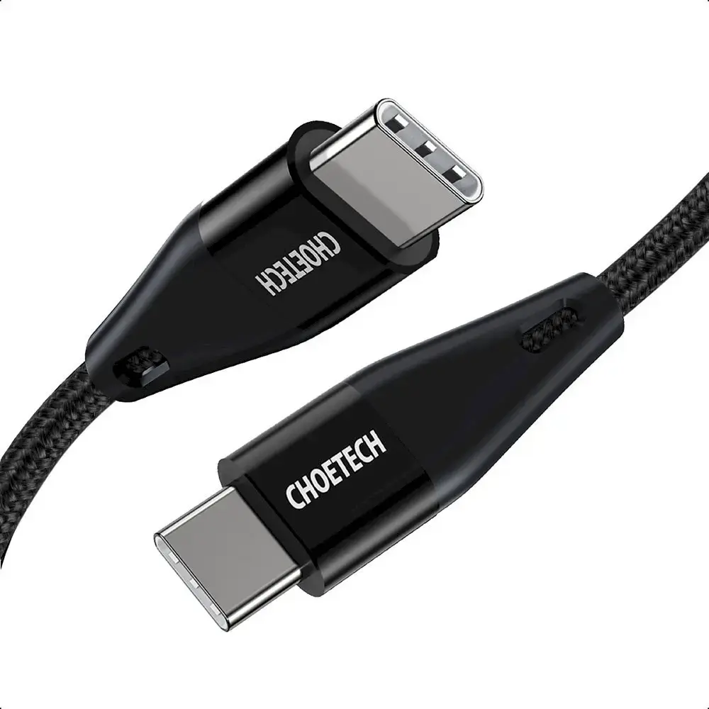 Choetech USB Type C - USB Type C cable Power Delivery 60W 2m black (XCC-1004-BK)