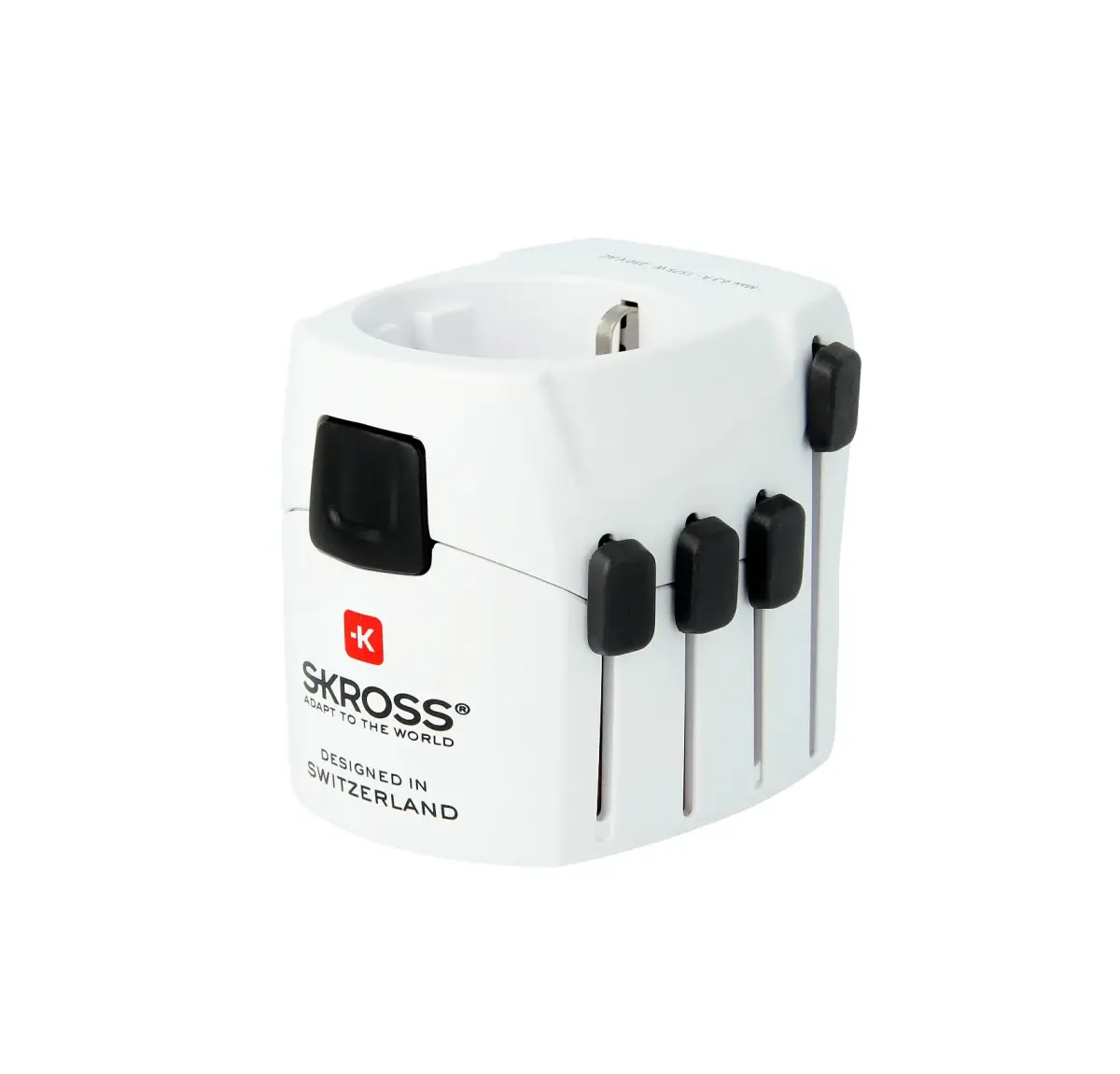 Travel adapter: World to Europe 250V