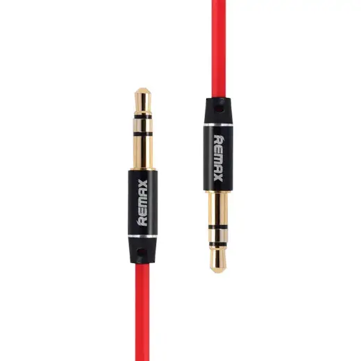 Mini jack 3.5mm AUX cable Remax RL-L100 1m (red)