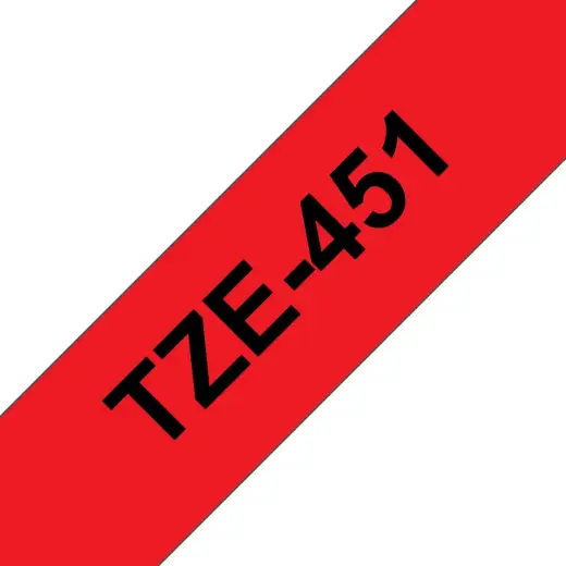 Brother Colour ribbon TZE-451 / TZE451 Black, red