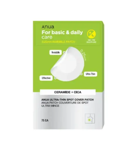 Anua, Ultra-Thin, Eliminates Impurities, Local Treatment Patch, For Face, 75 pcs