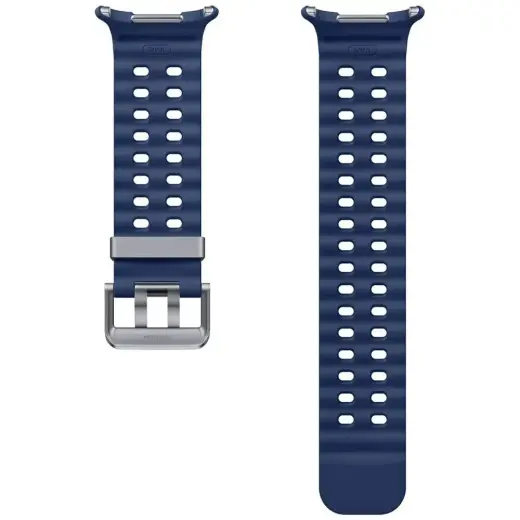 Samsung Marine Band viedpulksteņa siksniņa priekš Samsung Galaxy Watch Ultra | silikons | zila