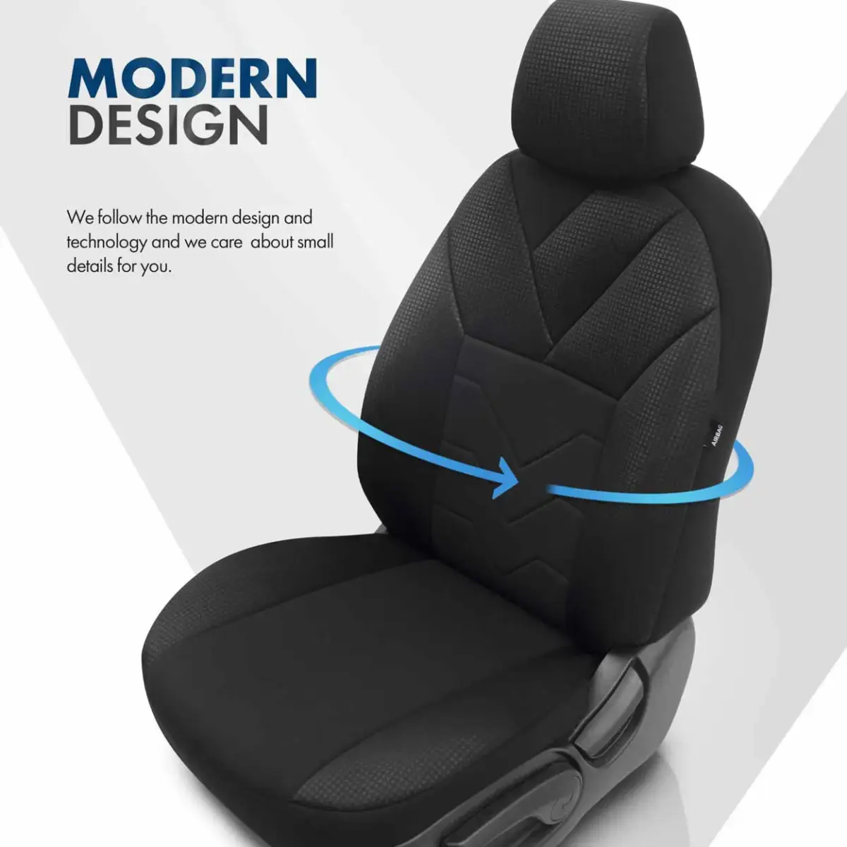 Car seat covers set OTOM TEMPO 1501 BLACK NZ