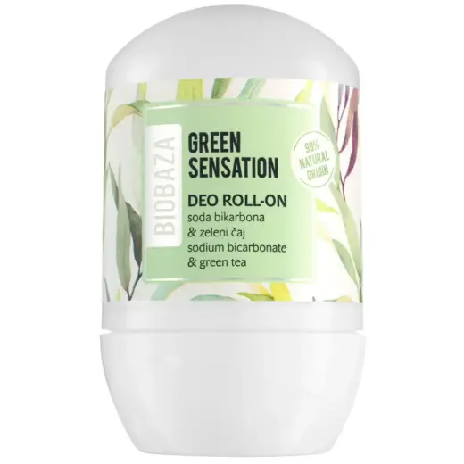 Biobaza, Green Sensation, Natural Ingredients, Green, Antiperspirant, For Women, 50 ml
