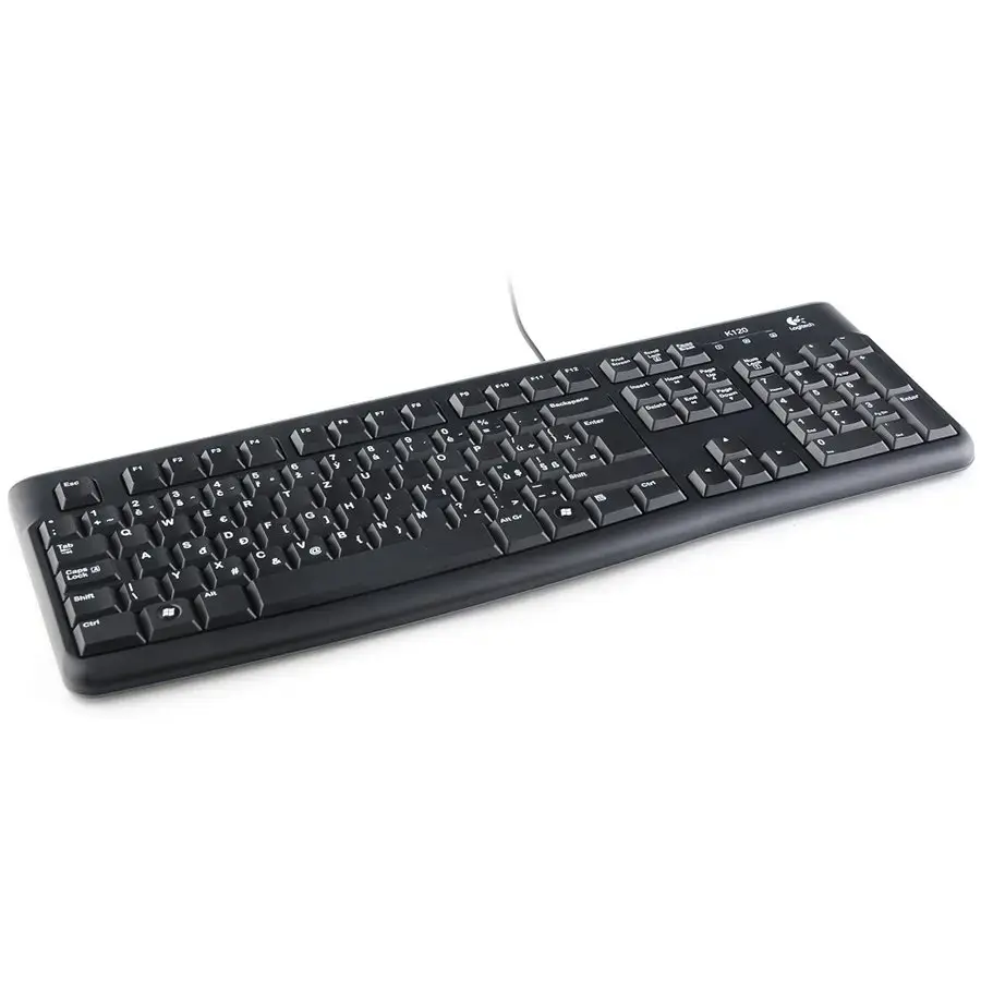LOGITECH MK120 Corded Combo - BLACK - USB - CZE-SKY
