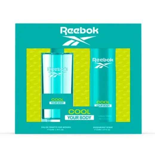 Reebok Cool Your Body Women Gift Set 100ml EDT + 150ml Body Spray