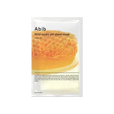 Abib Mild Acidic PH Sheet Mask Honey Fit 1 Pcs