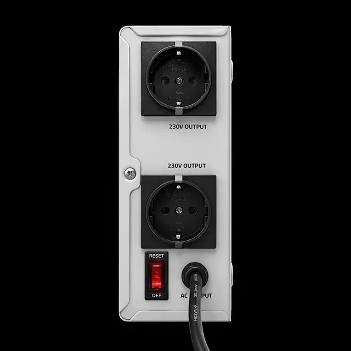 Qoltec Automatic Voltage Stabilizer AVR 2000VA | 1200W | Compact | Toroidal transformer