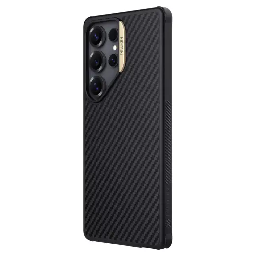 Nillkin Synthetic Fiber PRO чехол для телефона для Samsung Galaxy S25 Ultra золотой