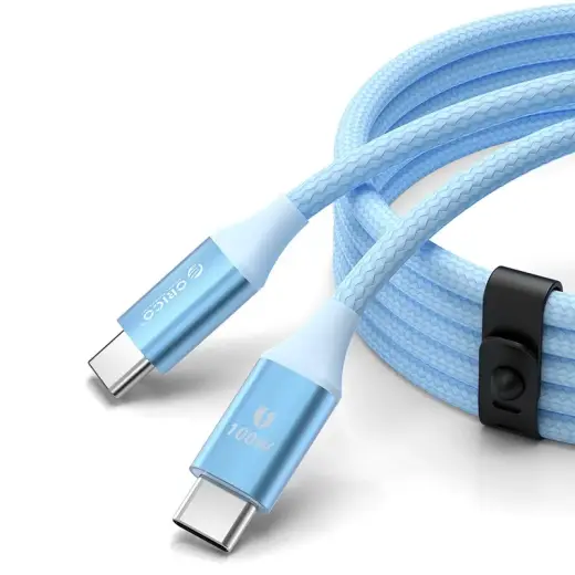 Orico CDX data transfer and charging cable | USB-C to USB-C | 100W | 1m | blue