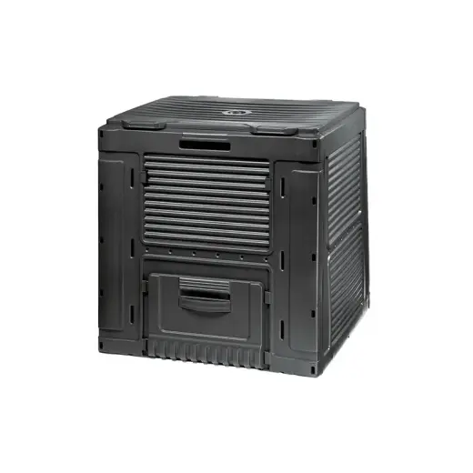 Kompostikast E-Composter With Base, 470 l, must
