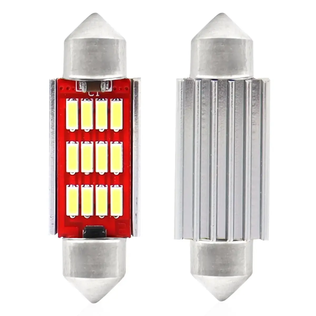 LED CANBUS 4014 12SMD Festoon C5W C10W C3W 39mm White 12V/24V