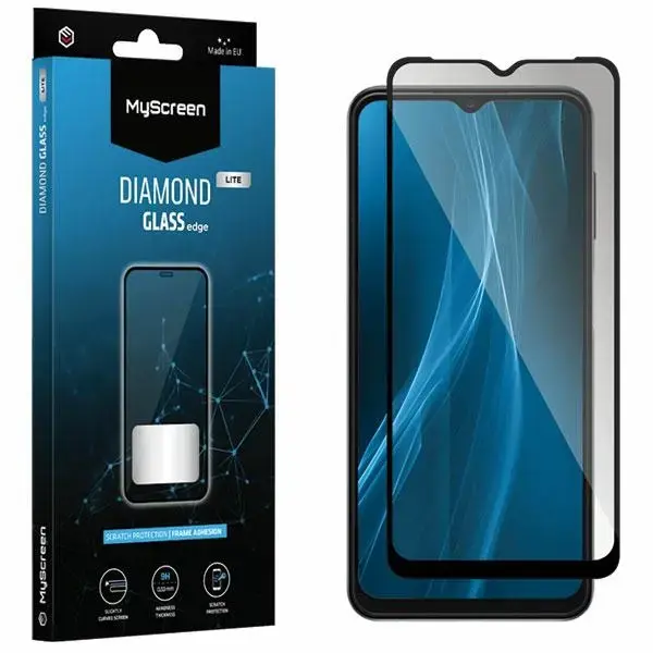 MS Diamond Glass Edge Lite FG Realme C33 czarny|black Full Glue