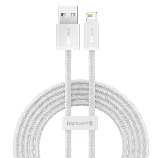 Baseus CALD000402 data transfer and charging cable | USB-A to Lightning | 12W | 1m | white