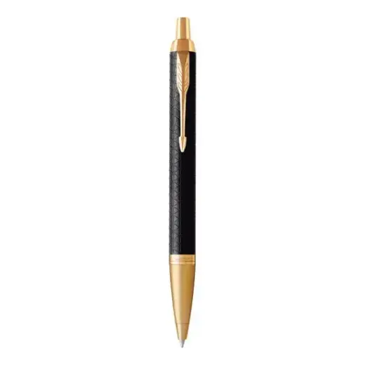 Lodīšu pildspalva PARKER IM Premium Black/Gold GT