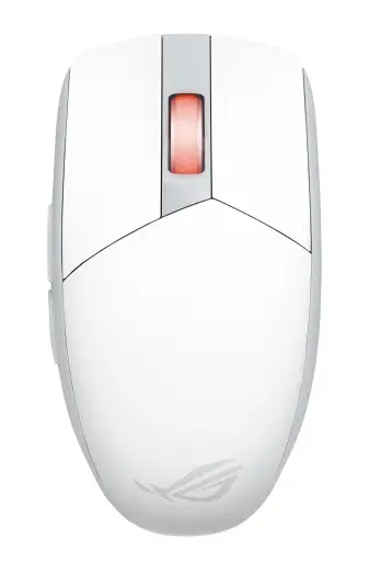 ASUS ROG Strix Impact III Wireless - mouse - Bluetooth 5.1, 2.4 GHz - moonlight white