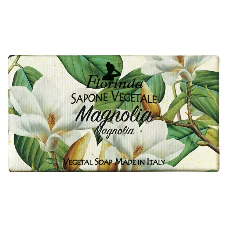 Florinda, Magnolia, Vegan, Cleansing & Hydrating, Scented Soap Bar , 100 g