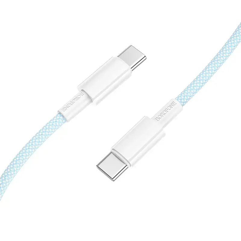 Borofone BX117 Source data transfer and charging cable | USB-C to USB-C | 60W | 1m | blue