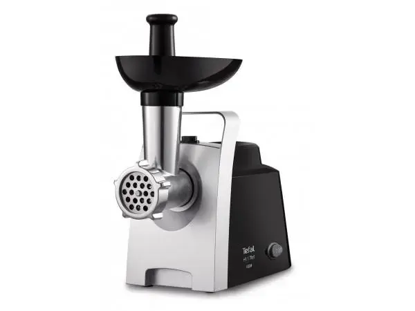 TEFAL gaļas mašīna,1400W, līdz 1,7 kg/min,melna-sudraba