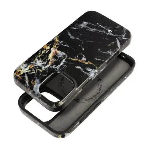 Forcell F-Protect Mirage maciņš ar MagSafe atbalstu telefonam iPhone 16 Plus melns daudzkrāsains