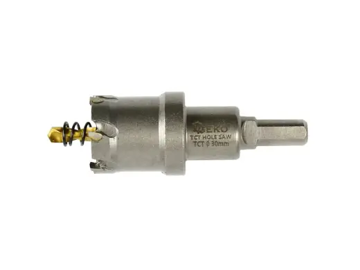 Volframa karbīda caurumu zāģis - 30mm ar titāna urbi