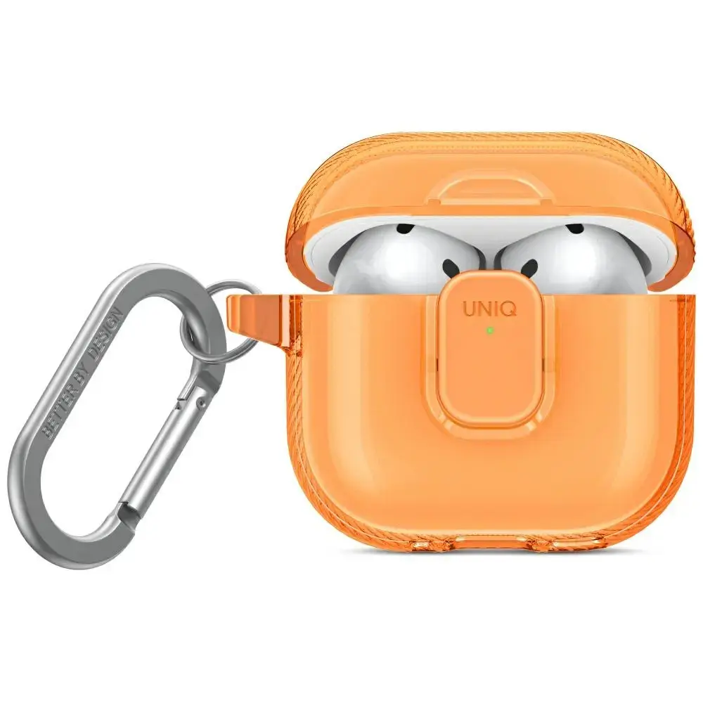 Case UNIQ Glase Pro for AirPods 4 Lock    Case orange