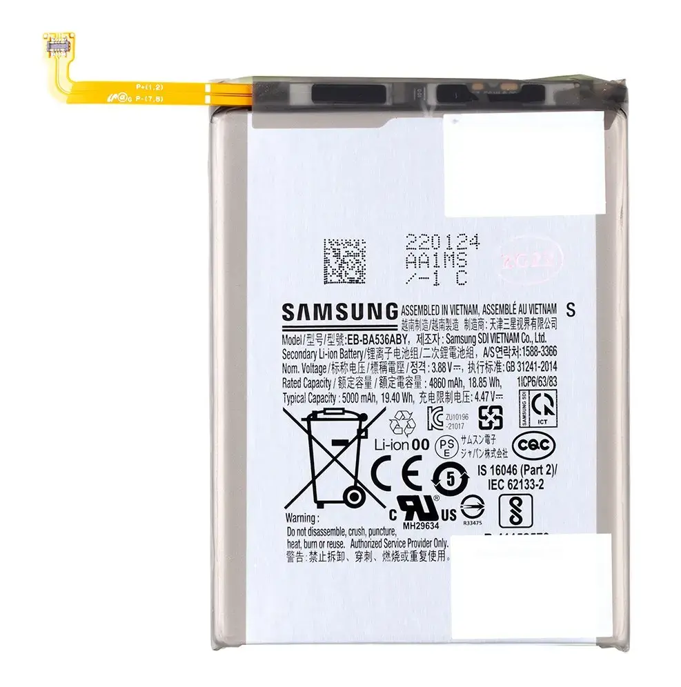 SAMSUNG EB-BA536ABY Battery Li-Ion 5000mAh (Service
