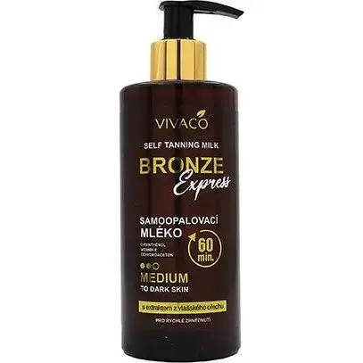 Vivapharm, Autoabbronzante, Vivaco Bronze Express Medium Selbstbräunungsmilch 300 Ml (300ml)