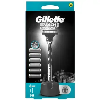 Gillette Mach3 Charcoal - razor +