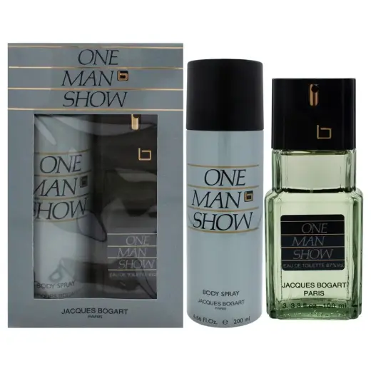 Set Jacques Bogart: One Man Show, Eau De Toilette, For Men, 100 ml + One Man Show, Scented Spray, For Men, 200 ml