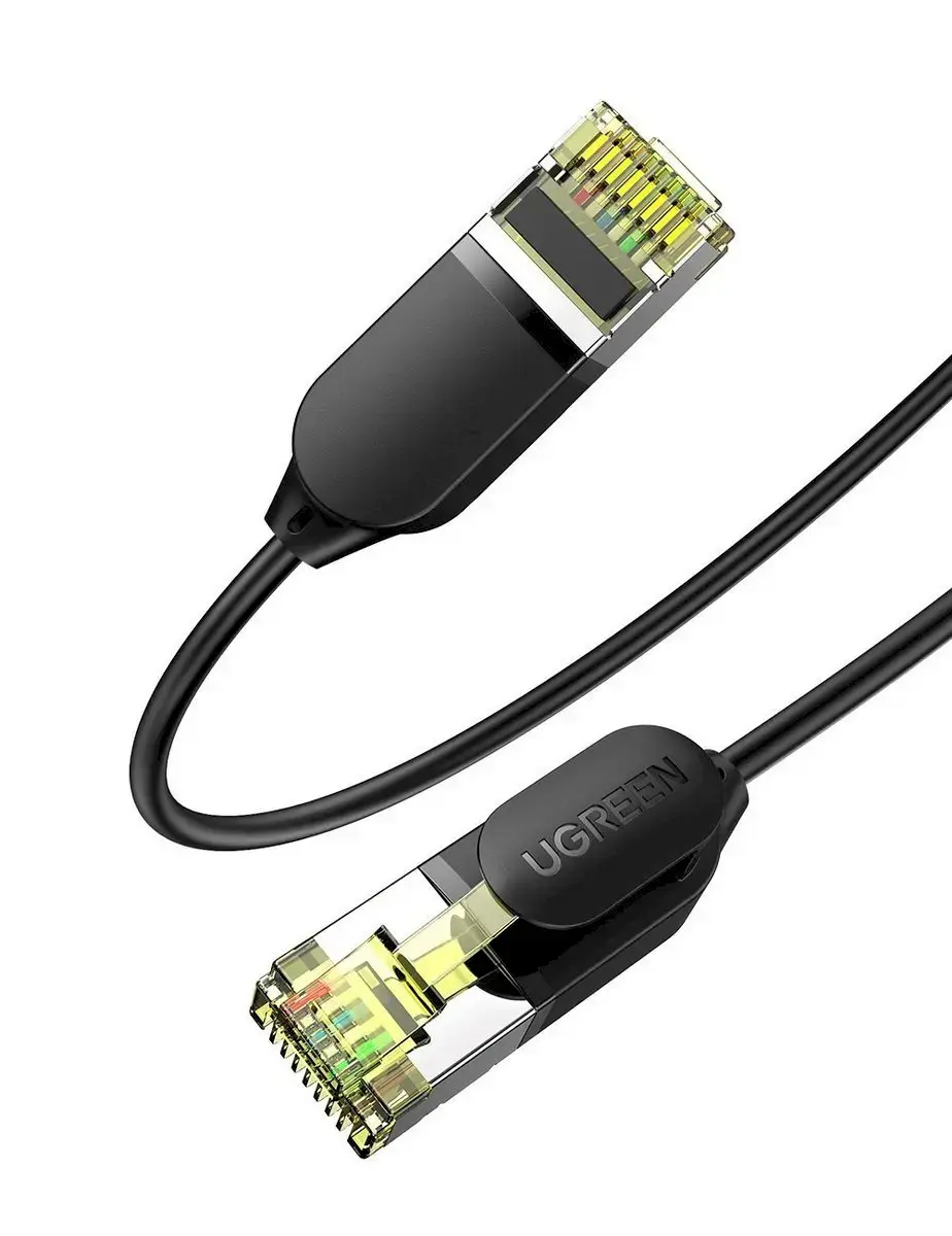 Network cable UGREEN NW149, Ethernet RJ45, Cat.7, FTP, 5m (black)