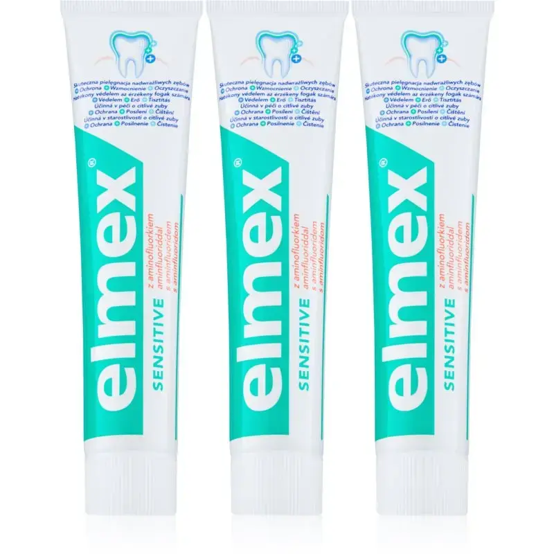 Elmex Sensitive Paste for Sensitive Teeth 3x75 Ml