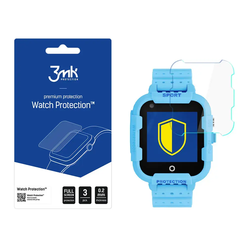 Garett Kids 4G - 3mk Watch Protection™ v. FlexibleGlass Lite screen protector
