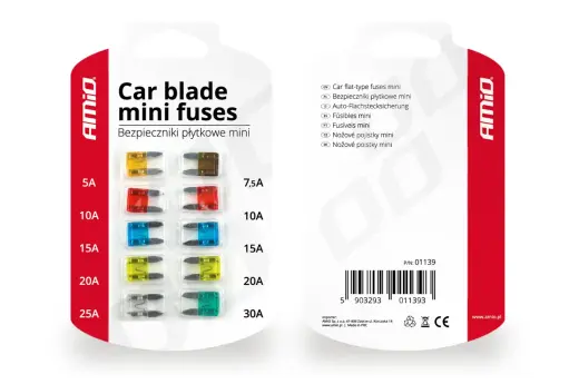 Mini fuse 10pts blister