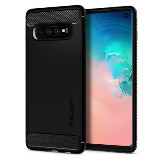 Spigen Rugged Armor Samsung G973 S10 czarny|black matte 605CS25800