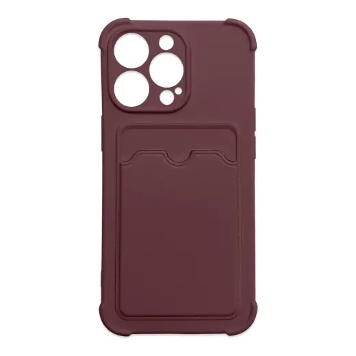 Card Armor book type phone case for iPhone 12 Pro pink