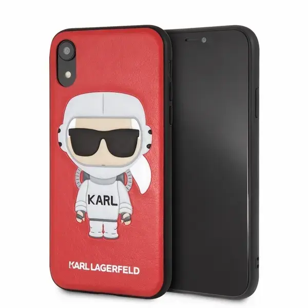 Karl Lagerfeld KLHCI61KSCORE iPhone Xr hardcase czerwony|red Karl Space Cosmonaut