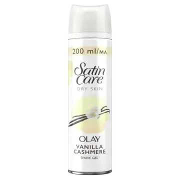 Gillette Satin Care skūšanās želeja Dry Skin Olay Vanilla Cashmere 200ml