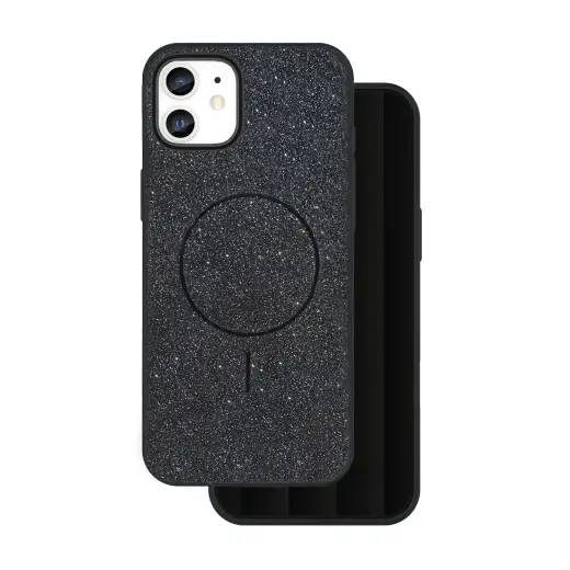Glitter Thin Mag phone case with MagSafe support for iPhone 12 | iPhone 12 Pro black