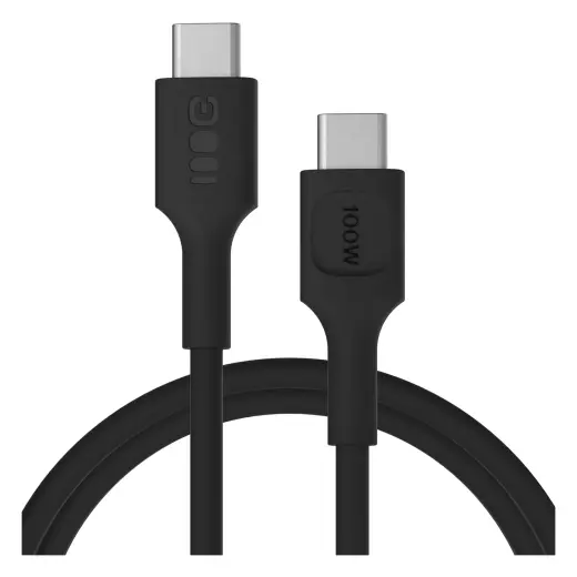 KABGC100PF120PBUSB-C cable 1.2m 100W Greencell PowerFlex Fast Charging PD Panther Black