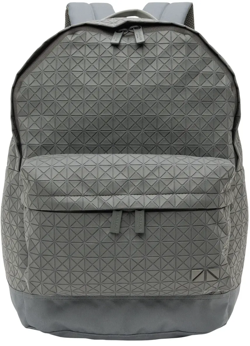 Issey Miyake, Issey Miyake, Textile, Textile Backpack, Gray, Unisex