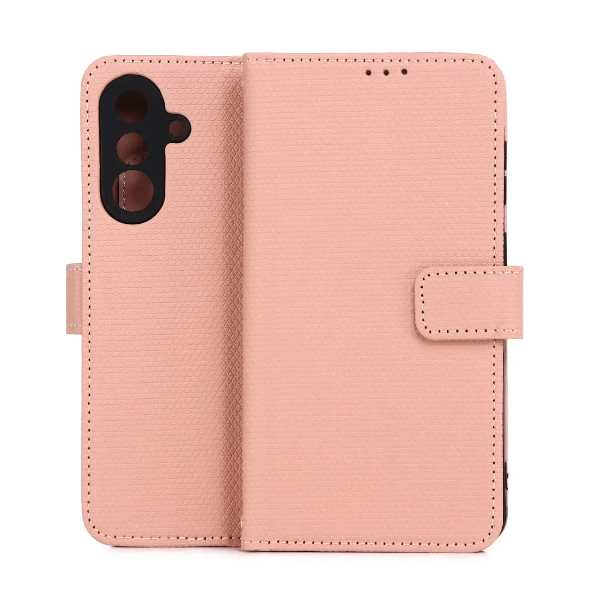 Smart Triangle grāmatveida maciņš telefonam Galaxy A36 5G (A366) | Galaxy A56 (A566) rozā