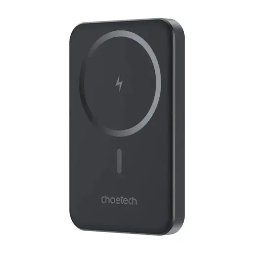 Choetech B709 external battery (powerbank) | 5000 mAh | 20W | USB-C, Wireless | black