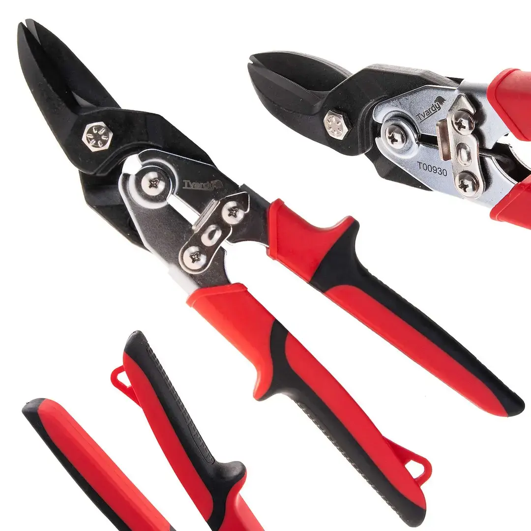 Left Cutting Tin Snips 250mm CrV