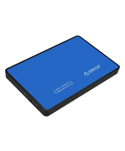 Hard drive external enclosure Orico SSD|HDD 2.5" SATA III (blue)