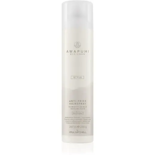 Paul Mitchell Awapuhi Wild Ginger Anti-Frizz Hairspray Setting Spray to Treat Frizz 307 Ml