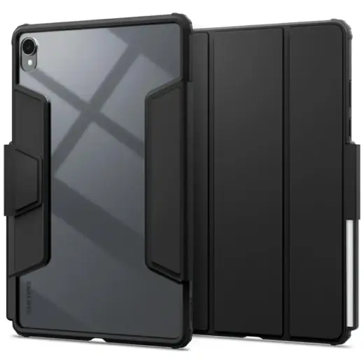 Spigen AirSkin Pro planšetinio kompiuterio dėklas Galaxy Tab S11 juodas