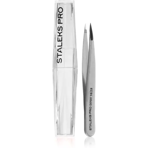 Staleks Expert 10 Eyebrow Tweezers Type 5 - Pointed Eyebrow Tweezers
