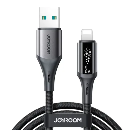 Joyroom S-A60 StarTalk datu pārraides un uzlādes vads | USB-A uz Lightning | 15W | 1.2m | melns